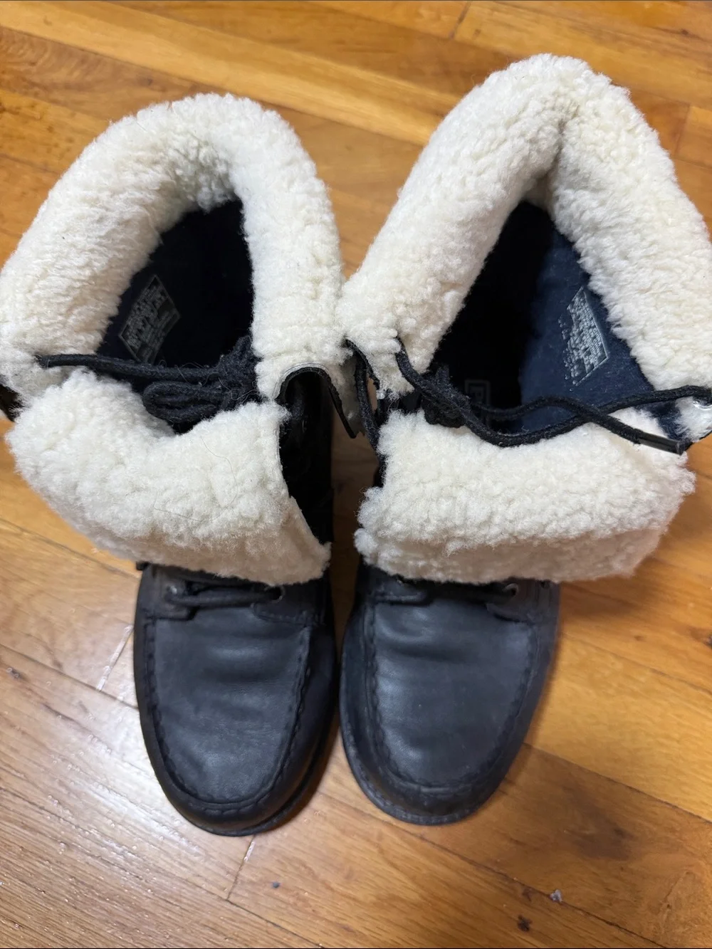 Polo Ralph Lauren black leather
